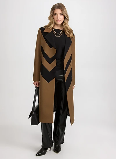 Chevron Pattern Coat