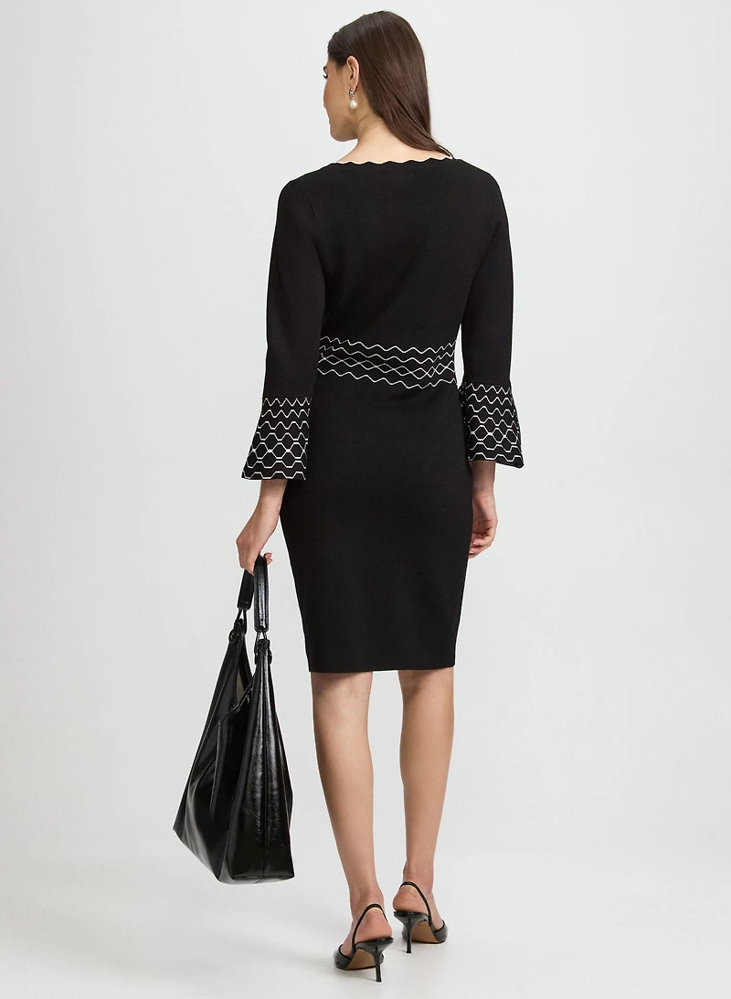 Scalloped Detail Dress