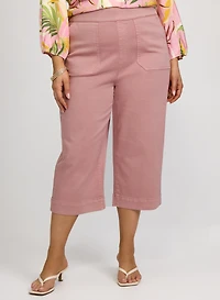 Denim Pull-On Capris