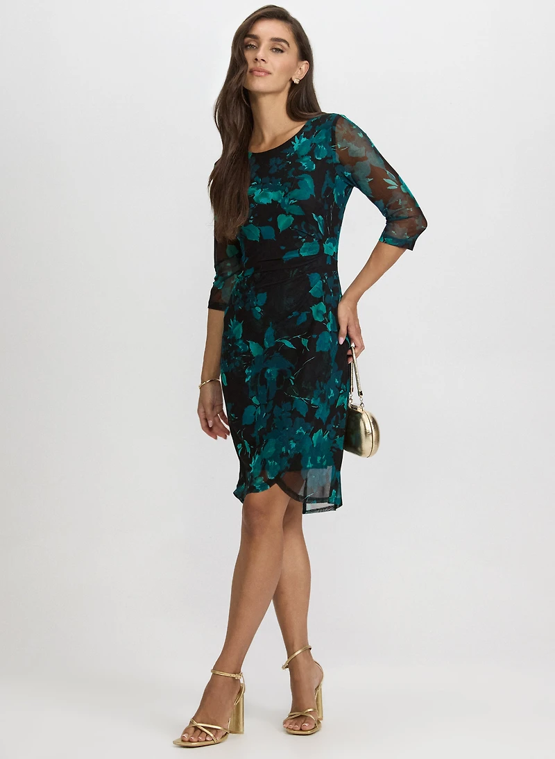 Robe cocktail florale