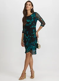 Robe cocktail florale