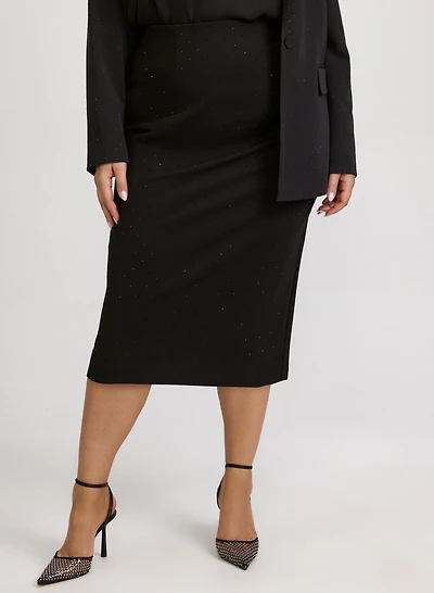 Rhinestone Pencil Skirt