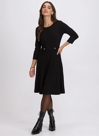 Fit & Flare Knit Dress