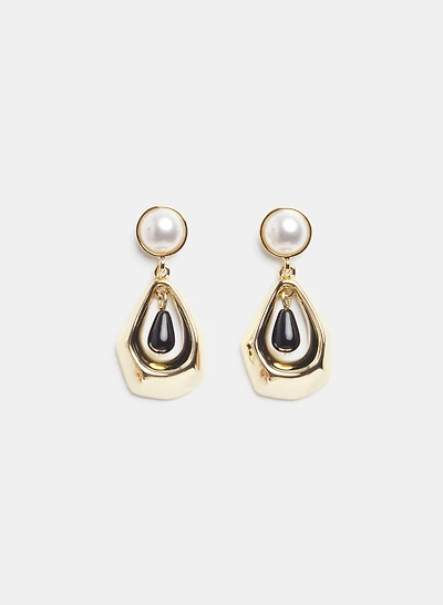 Open Teardrop Earrings