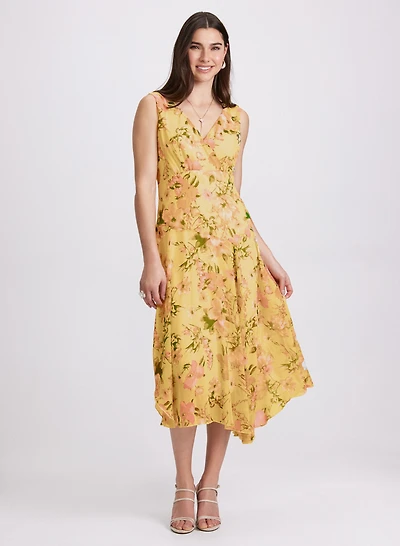 Robe à motif floral