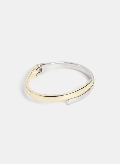 2-Tone Hinge Bracelet