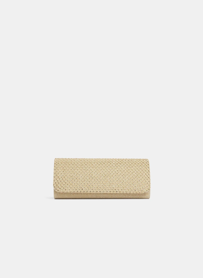 Tonal Embellished Clutch