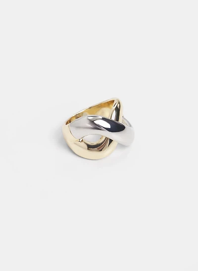 Two-Tone Metal Ring