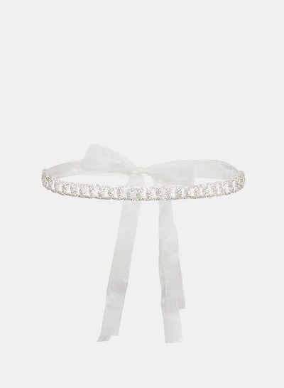 Ceinture de cristaux à boucler