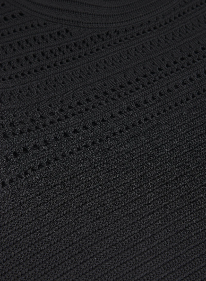 Débardeur en tricot pointelle