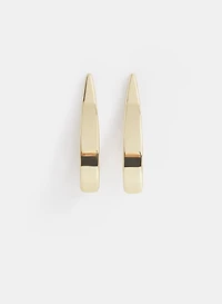 Boucles d'oreilles à maillon ovale