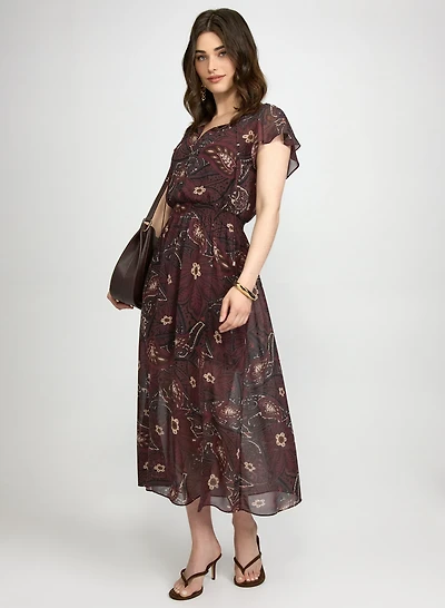 Paisley Chiffon Dress