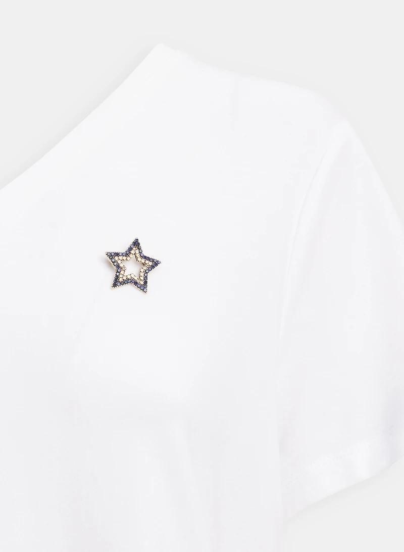Ensemble de trois broches scintillantes