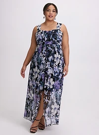 Floral Mesh Dress