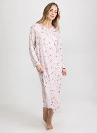 Bow Print Night Gown