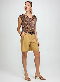 Paisley Print Top