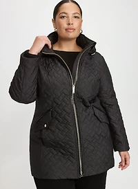 Manteau matelassé à capuche