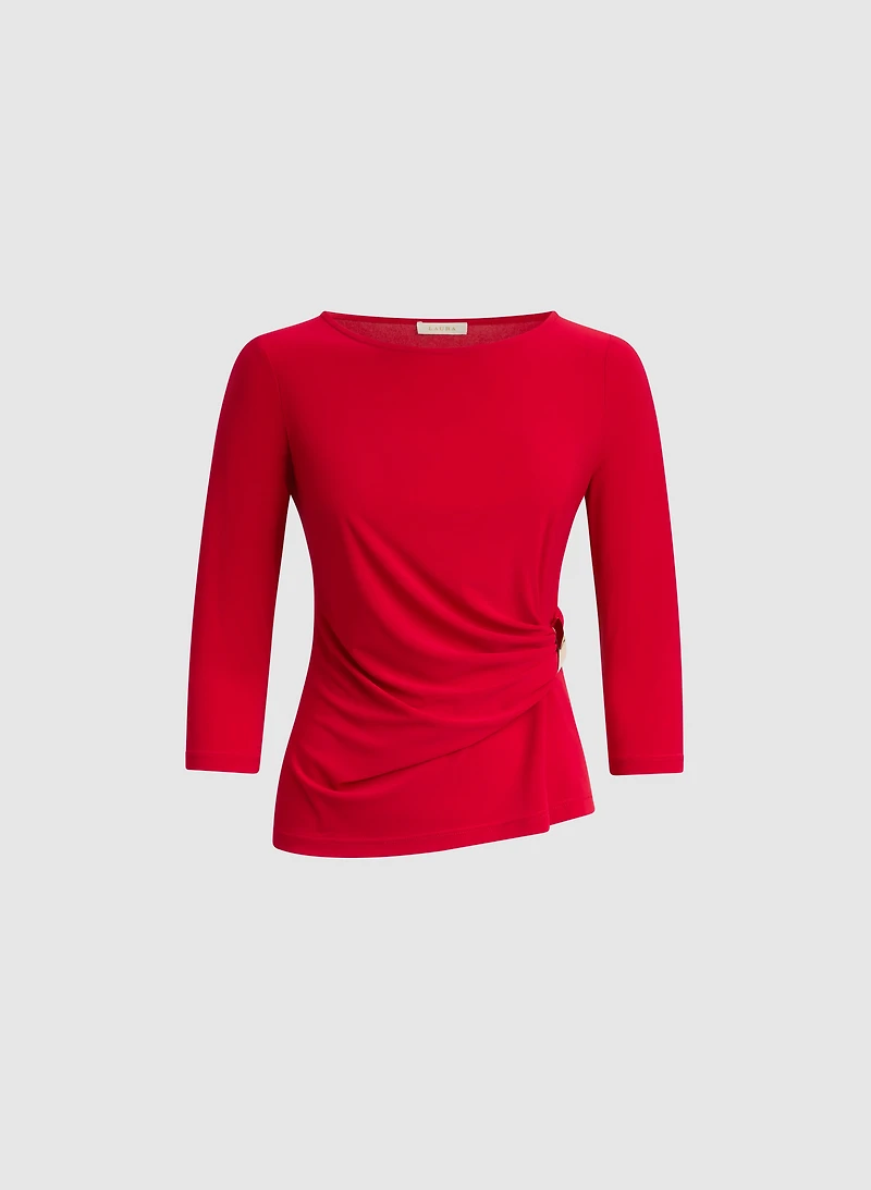 Metal Buckle Top