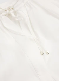 Embroidered Sleeve Blouse