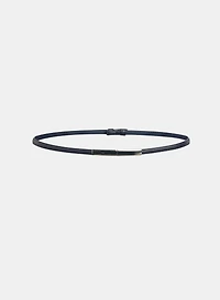 Ceinture mince en cuir végane