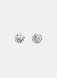 Round Cubic Zirconia Earrings