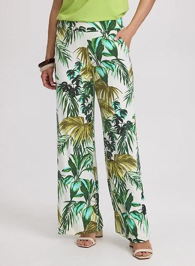 Olivia Leaf Print Pants