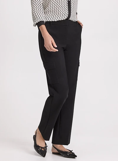Emma Cargo Straight-Leg Pants – Short