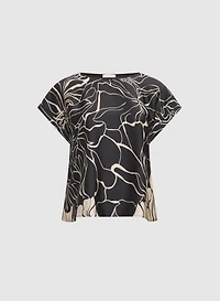 Haut à motif floral