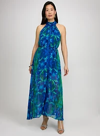 Printed Wide-Leg Jumpsuit