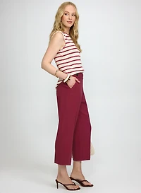 Straight-Leg Pull-On Capris