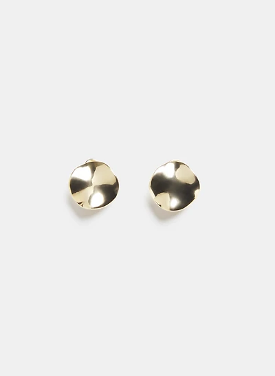 Irregular Button Earrings