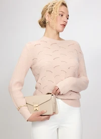 Pull en tricot ajour