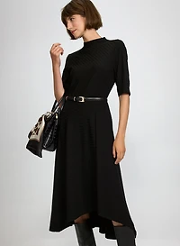 Robe midi en tricot
