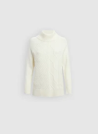 Mixed Knit Pullover