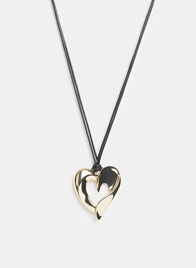Collier à pendentif en coeur
