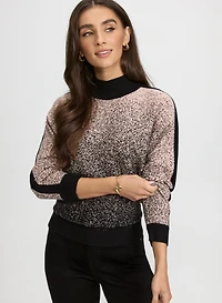Gradient Dot Motif Sweater
