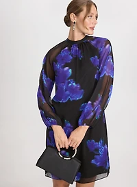 Floral Chiffon Dress