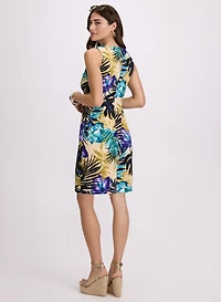 Tropical Print Dress