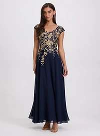 Floral Embroidered Dress