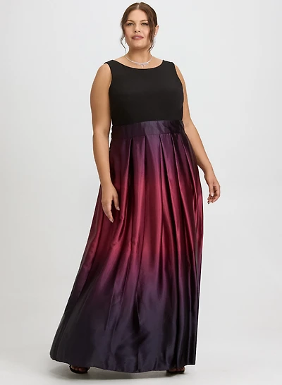 Ombre Ballgown Dress