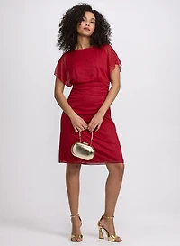 Robe scintillante transparente