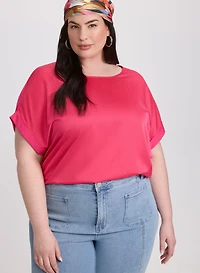 Blouse en satin