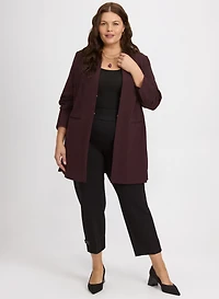 Belted Longline Blazer & Sofia Slim-Leg Pants