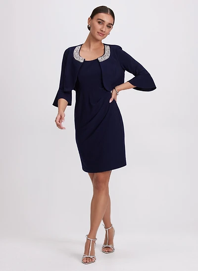 Jersey Bolero & Dress Set