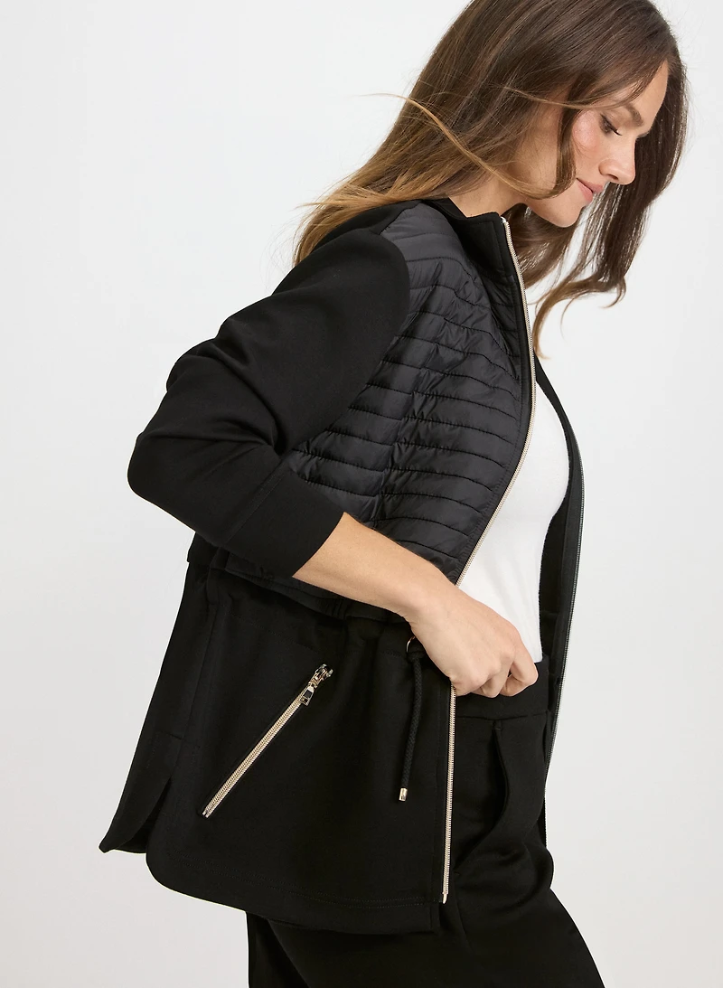 Quilted Detail Jacket