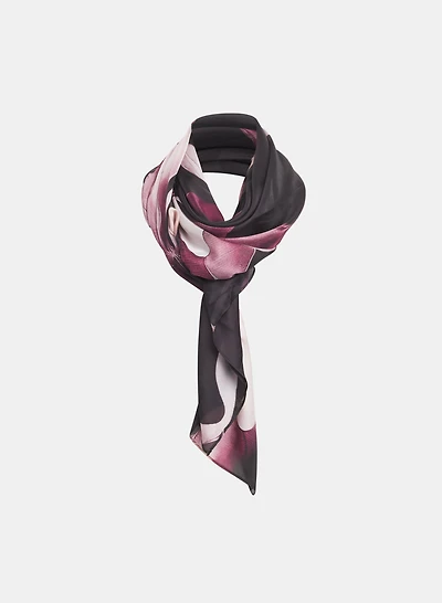 Square Floral Scarf