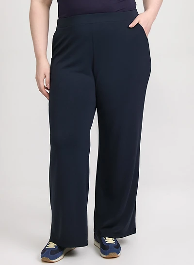 Pantalon à jambe large