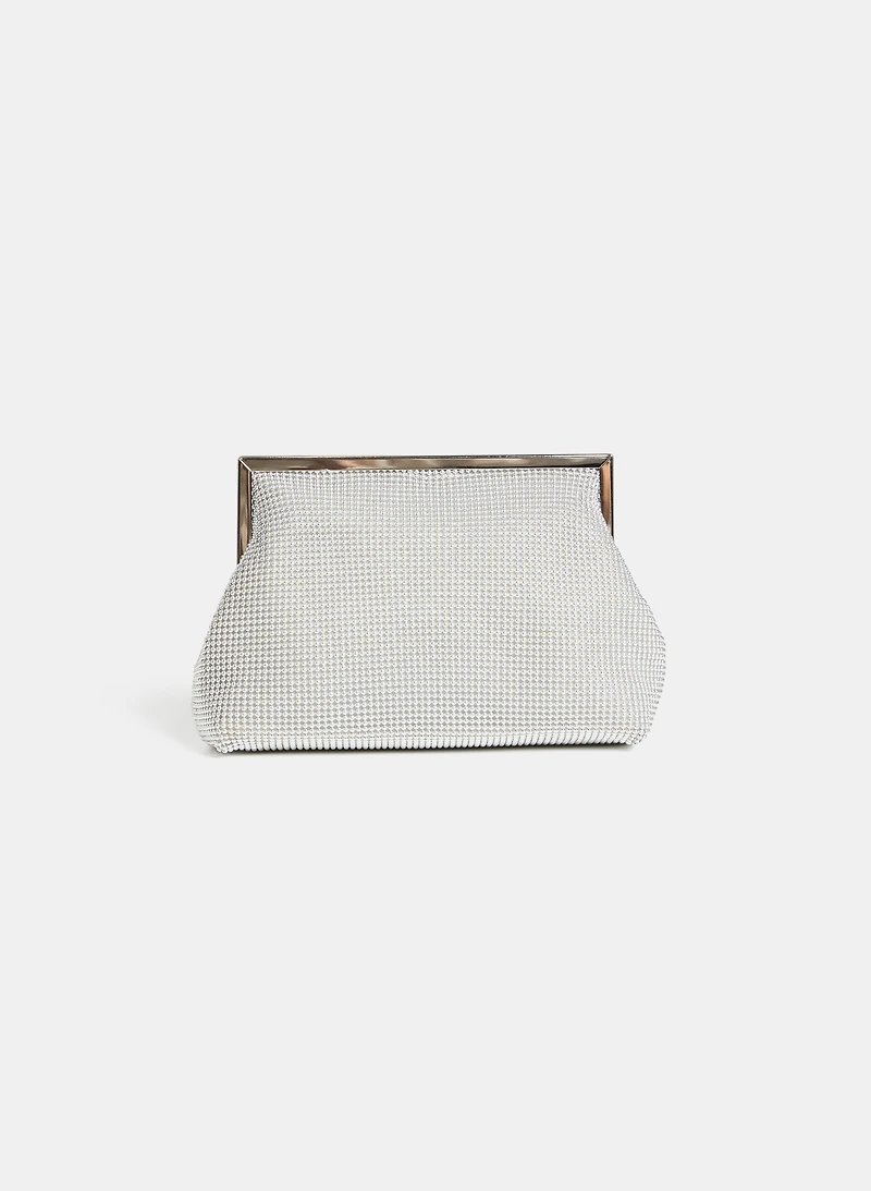 Pochette scintillante à fermoir magnétique