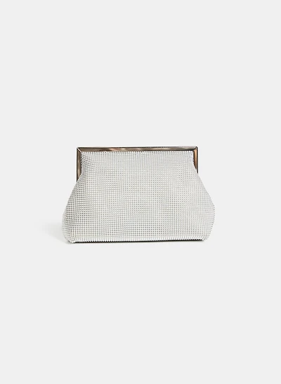 Pochette scintillante à fermoir magnétique