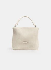 Braided Vegan Leather Bag